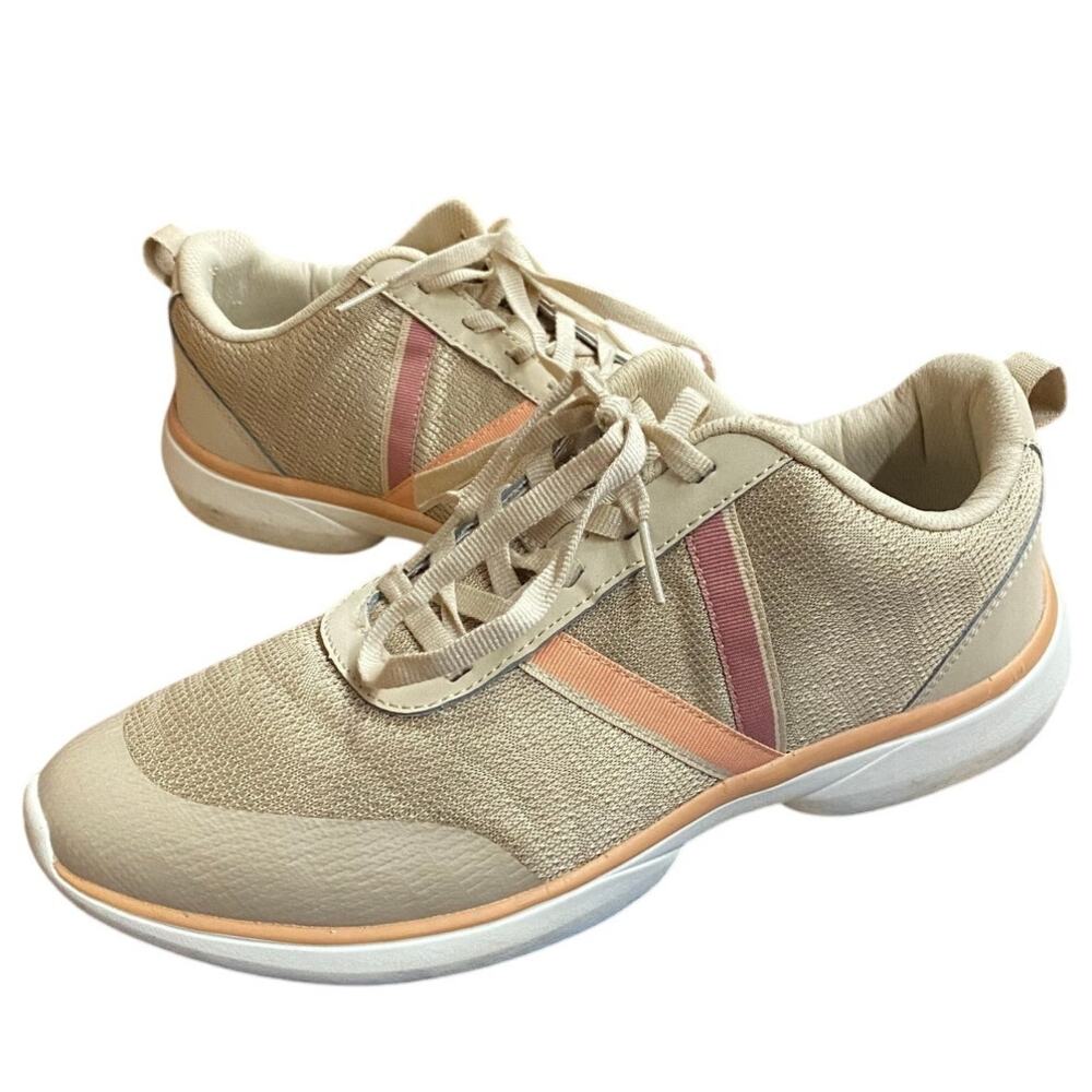 Vionic Olessa Running Shoe Women's Sneakers 10 Cream Peach Breathable Sneaker